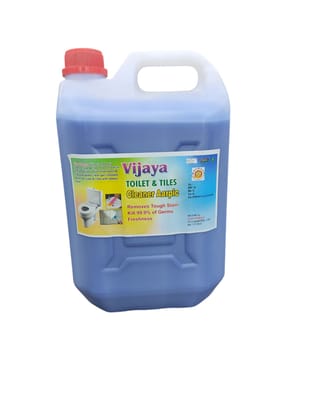 The SEO optimized title for the product image is:"Vijaya Toilet & Tiles Cleaner - 5L"This extra-thick formula is designed to reach every nook and cranny of your toilet and tiles The SEO optimized title for the product image is:"Vijaya Toilet & Tiles Cleaner - 5L"This extra-thick formula is designed to reach every nook and cranny of your toilet and tiles