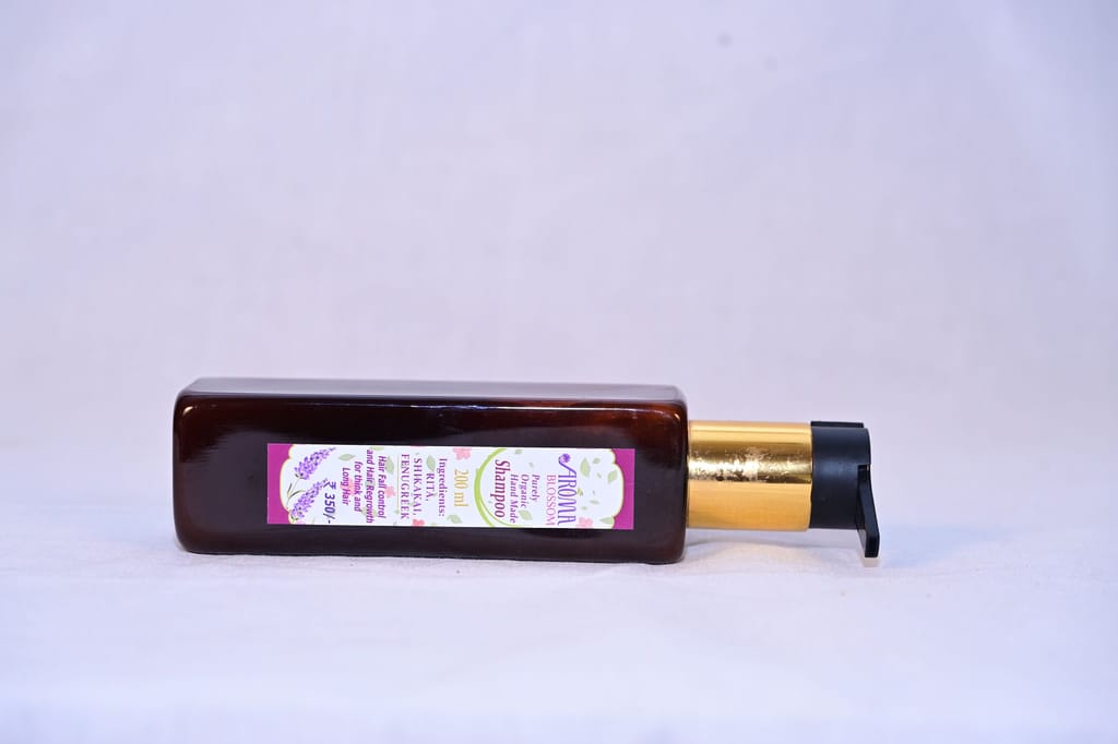 "AROMA BLOSSOM Purely Organic Hand Made Shampoo - 200ml