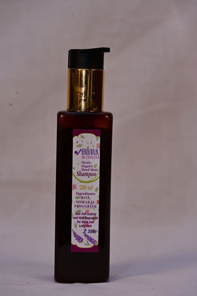 "AROMA BLOSSOM Purely Organic Hand Made Shampoo - 200ml