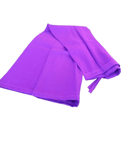 Purple Colour Pure Cotton Saree Petticoat for Women's 5.5 meters with combined blouse