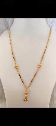 Yellow Gold Traditional Mangalsutra for Women