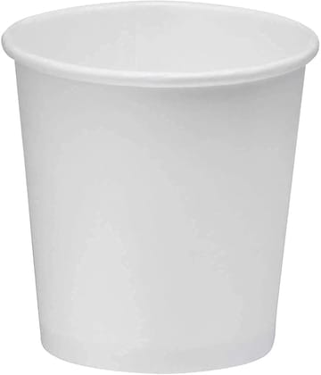 White Paper Hot Cups - Disposable Coffee Cups  - Paper Coffee Cups  - White Paper Cups Pack of 50