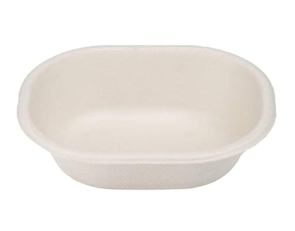 Eco-Friendly Disposable Sugarcane Pulp Bowls - 100% Biodegradable and Compostable - Perfect for Parties, Picnics, and Catering"