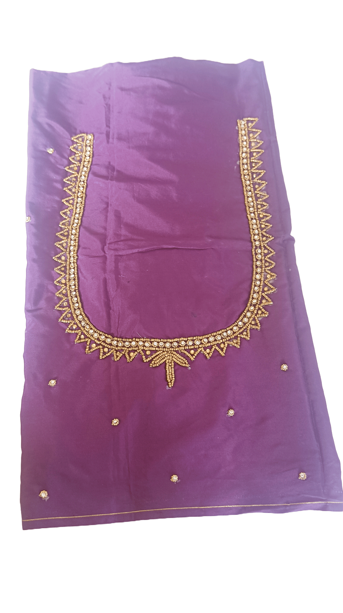 Buy Online Purple Color Embroidery Work Blouse For Women At Lowest Price
