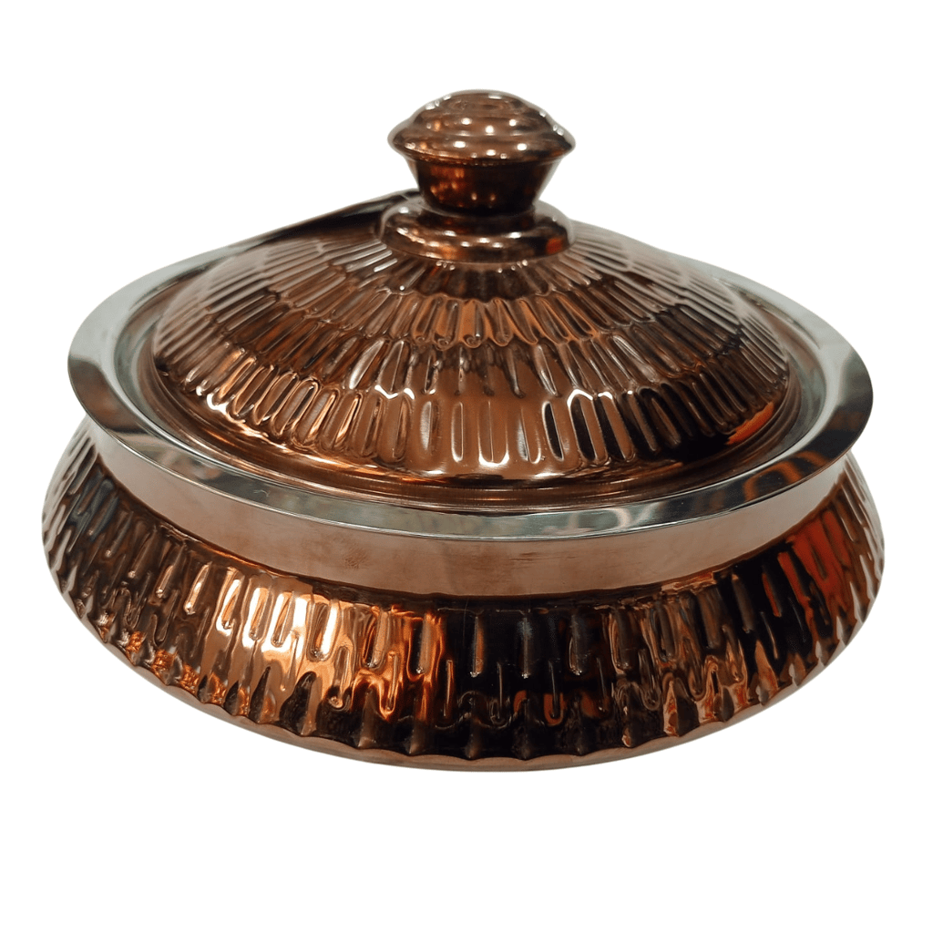 Pure Copper Handi with Lid, 1.5 L capacity - Cookware | Buy online on ZillyBuy