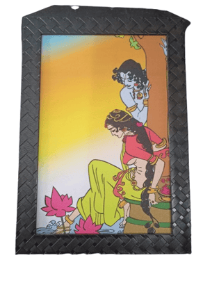 Krishna Radha Love Painting | Radha Krishna Wall Hanging | Hind