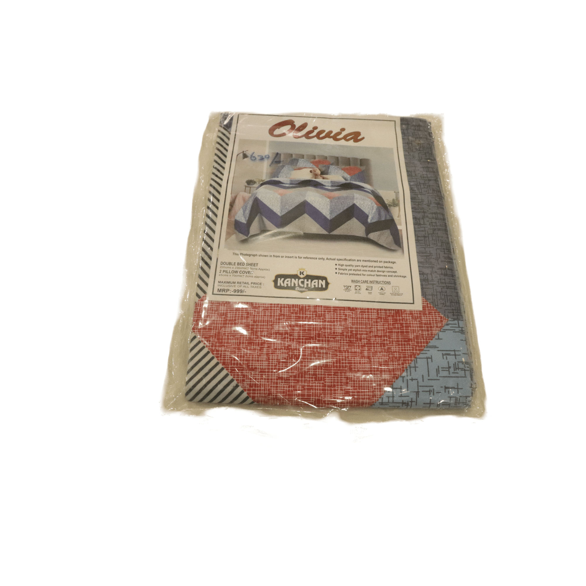 1. Double bed sheet set with 2 pillow covers2. 100% cotton