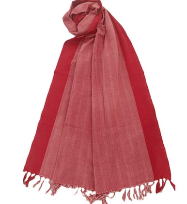 Handloom Cotton Stole pink