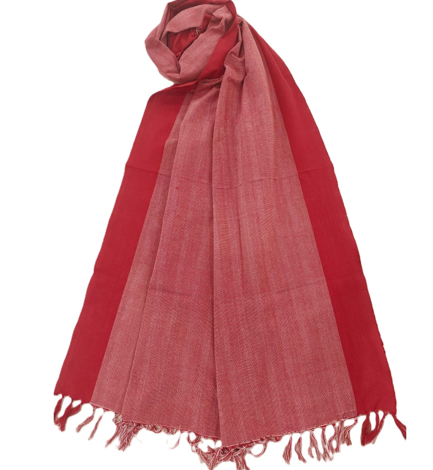 Dhaga Vishwas Ka Handloom Cotton Pink Stole