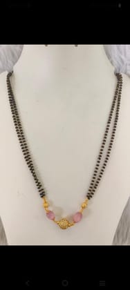 Gold Plated Traditional Indian Mangalsutra Necklace for Women