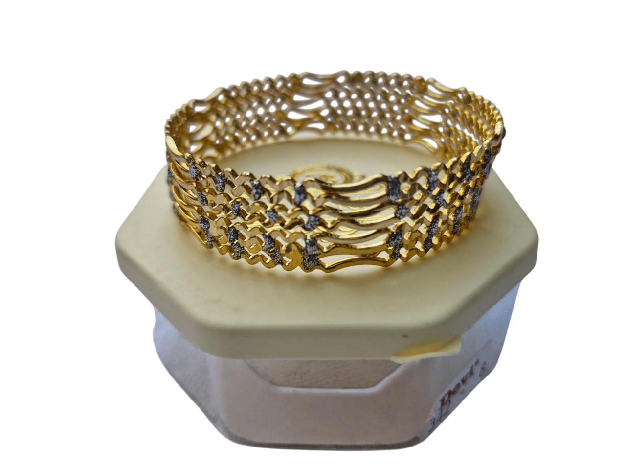 Gold Plated Bangle Set for Women - Set of 4