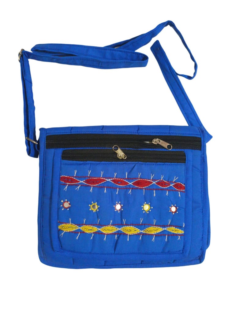 Cotton Sling Bag Big with Adjustable Strap - Handbags | Buy online on ZillyBuy