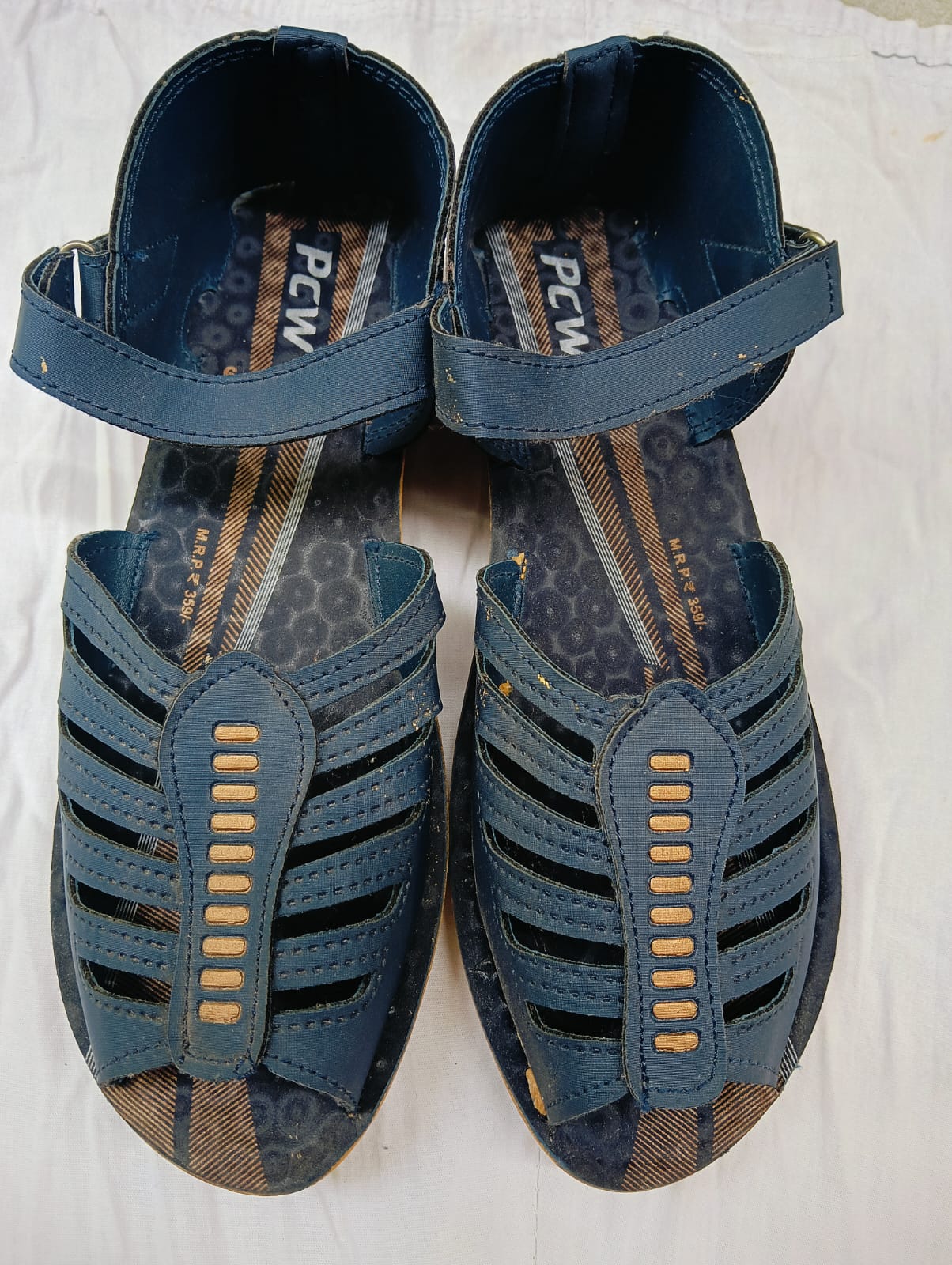 Blue Sandals For Girls 7 INC
