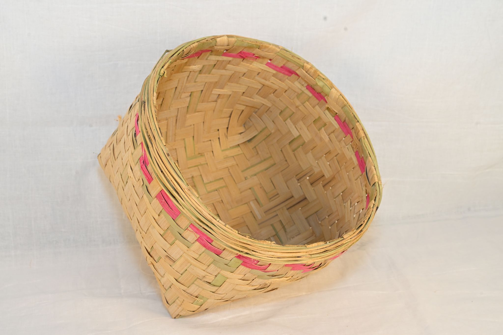 Handmade Bamboo Wicker Basket