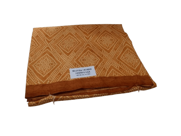 Musturd Yellow Kashmir Silk saree with Blouse - Sarees | Buy online on ZillyBuy