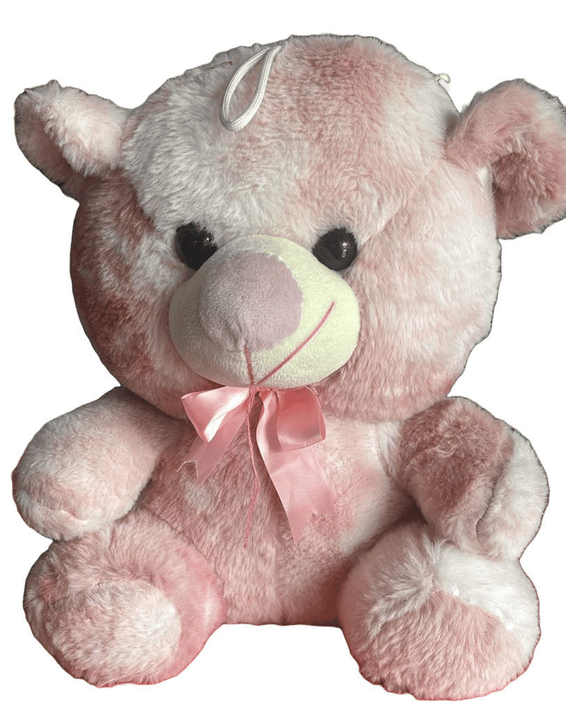 Cute And Cuddly Pink Teddy Bear with a Bow - Toys and Games | Buy online on ZillyBuy
