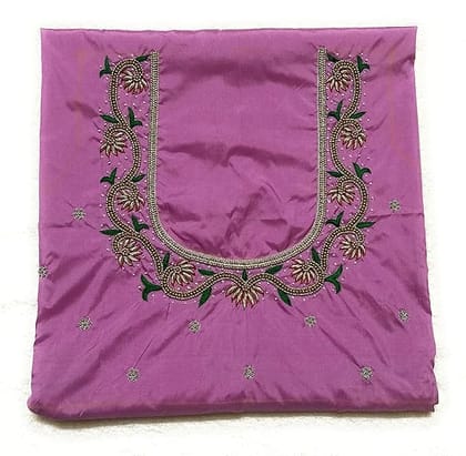 Buy Online Pink Color Embroidery Work Blouse Design For Women at Lowest Price