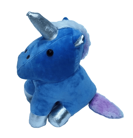 Plush Blue Unicorn Stuffed Animal - Toys and Games | Buy online on ZillyBuy