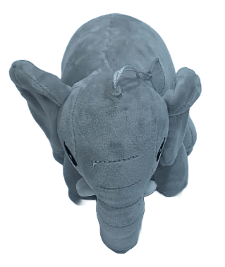 Cute and cuddly plush elephant stuffed animal toy for kids and babies