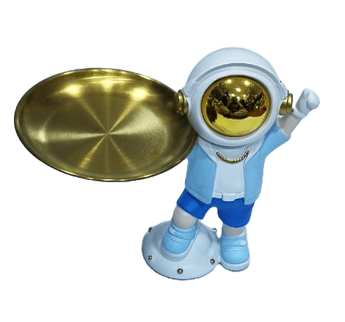 "Astronaut Figurine with Golden Tray" - Toys and Games | Buy online on ZillyBuy