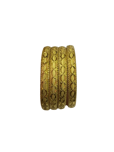 Designer One Gram Gold Bangles Set of 4 - Bangles & Bracelets | Buy online on ZillyBuy