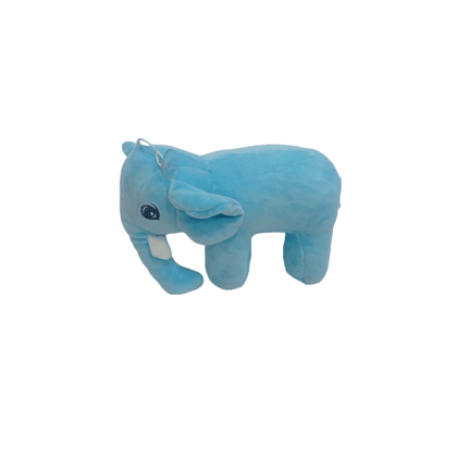 Plush Elephant Stuffed Animal Toy, Blue