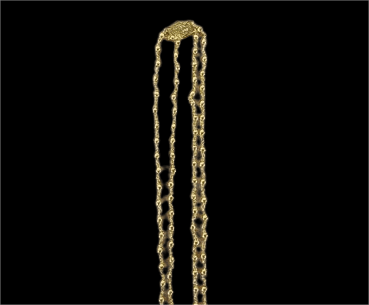 14K Yellow Gold 3mm Ball Bead Chain Necklace