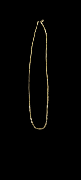 14K Gold Box Chain Necklace