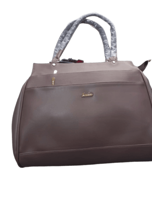 Women's  Leather Handbag - Brown