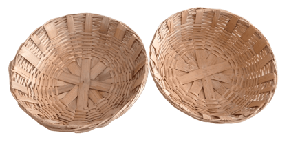 **Wicker Picnic Basket with Lid**