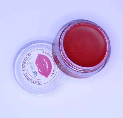 Natural Tinted Lip Balm - Cherry Red