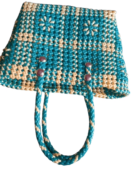 Handmade Colorful Plastic Wire Bag