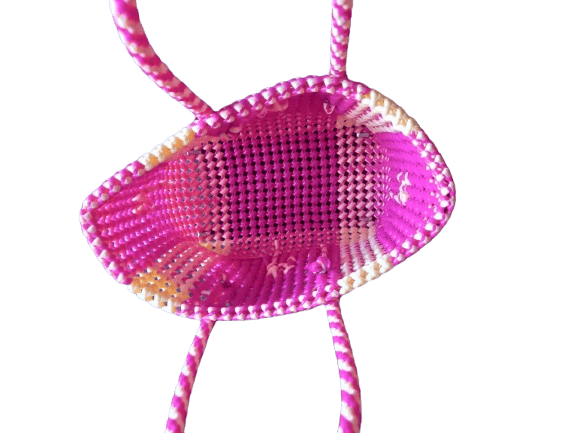 Handmade Small pink Wire Handbag