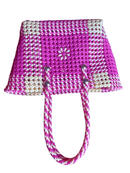 Handmade Small pink Wire Handbag
