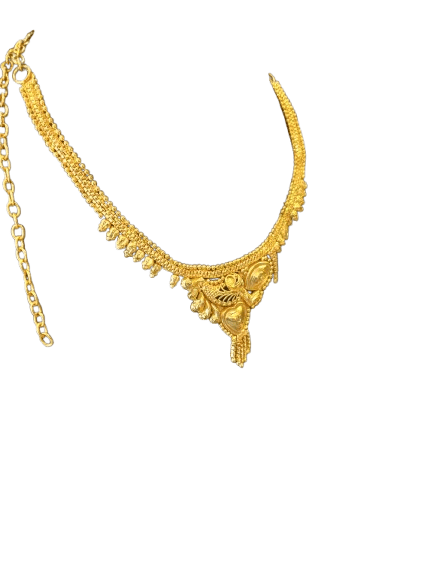 One Gram Gold Plated Traditional Indian Necklace