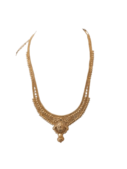 One gram Gold Traditional Indian Necklace with Pendant for Women