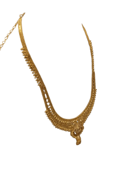 One gram Gold Traditional Indian Necklace with Pendant for Women