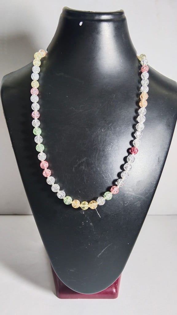Sparkling Glass Beaded Necklace