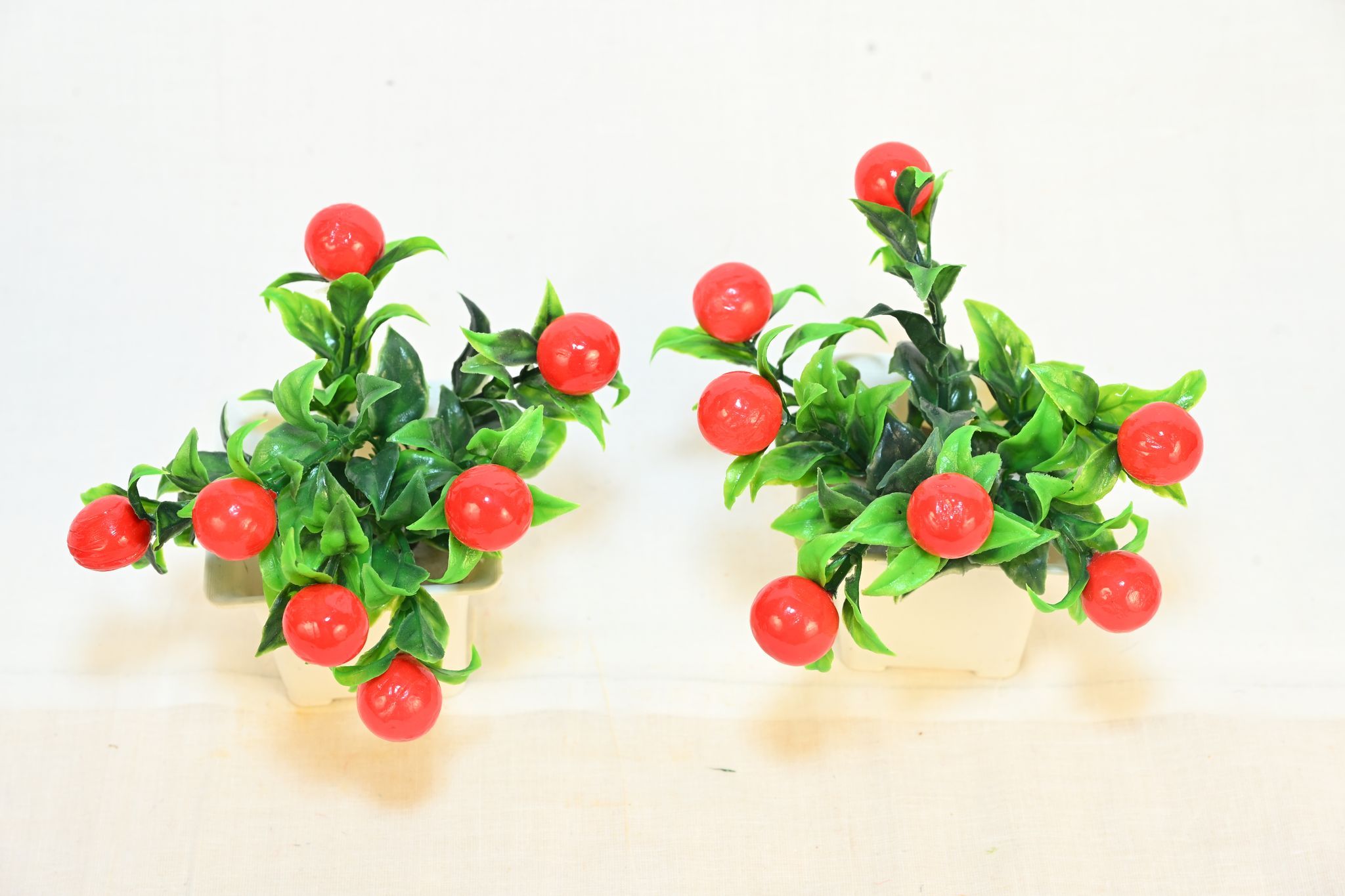 Artificial Potted Berry Plant (Set of 2)