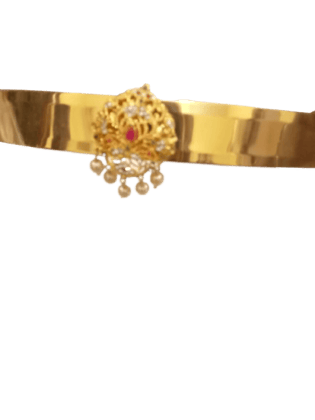 Traditional Indian Gold Plated Marathi Wedding Patta