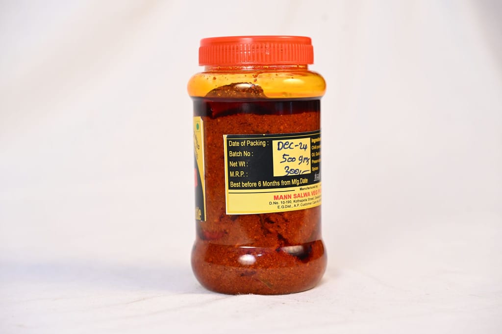 Mann Salwa Uthapalli Kobari Mango Pickle