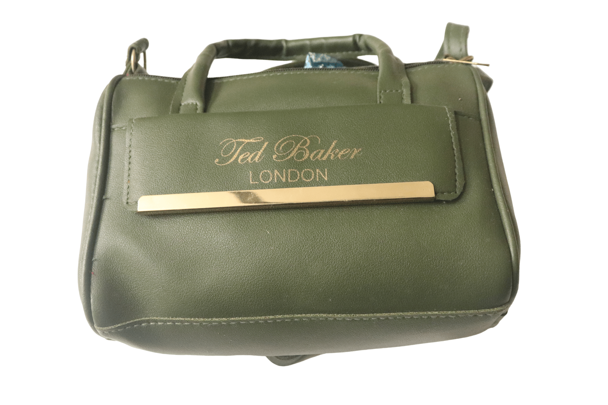 Ted Baker London Green Leather Crossbody Bag
