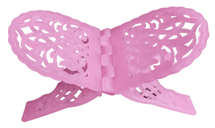Butterfly Wing Design Pink Plastic Quran Holder Butterfly Wing Design Pink Plastic Quran Holder