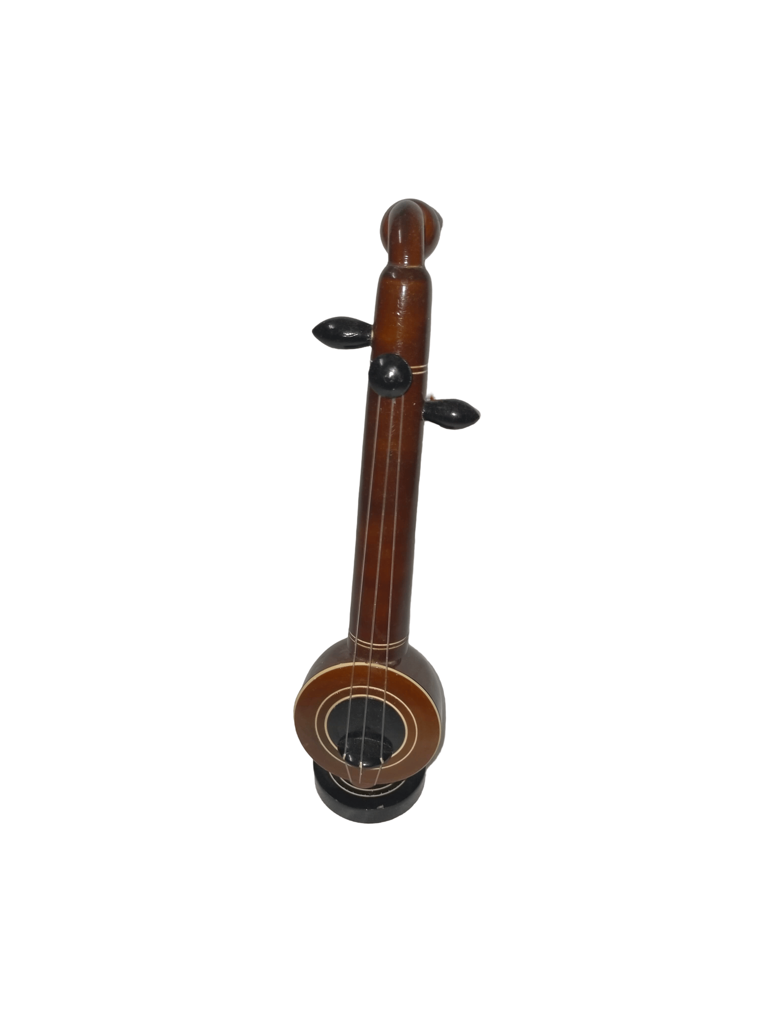 Wooden Veena Decorative Show Item (Brown)