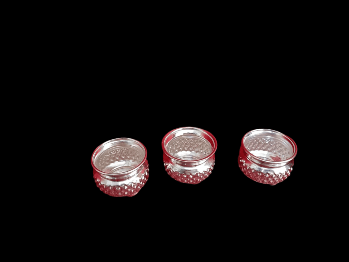 Beautiful German Silver Pooja Kalash (1.5 inch)