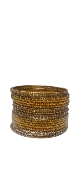 Gold Plated Bangles Set of 12