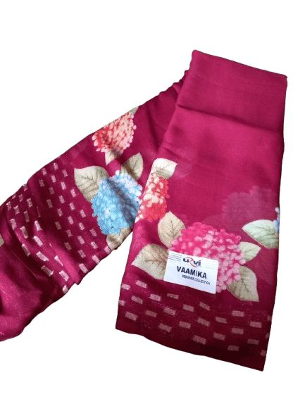 Georgette Saree With Blouse Piece