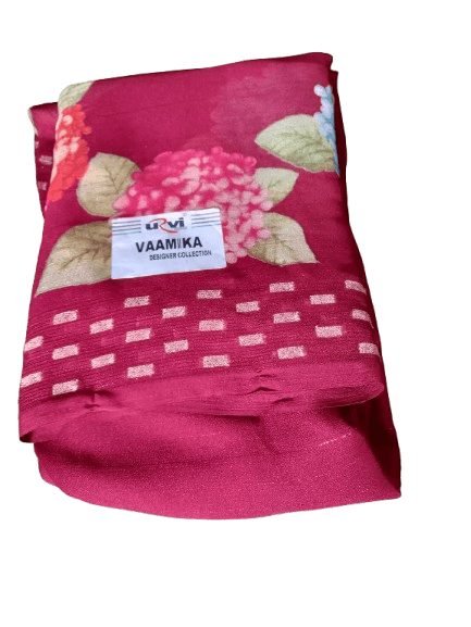 Georgette Saree With Blouse Piece