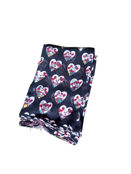 Black Georgette Printed Saree With Blouse Piece