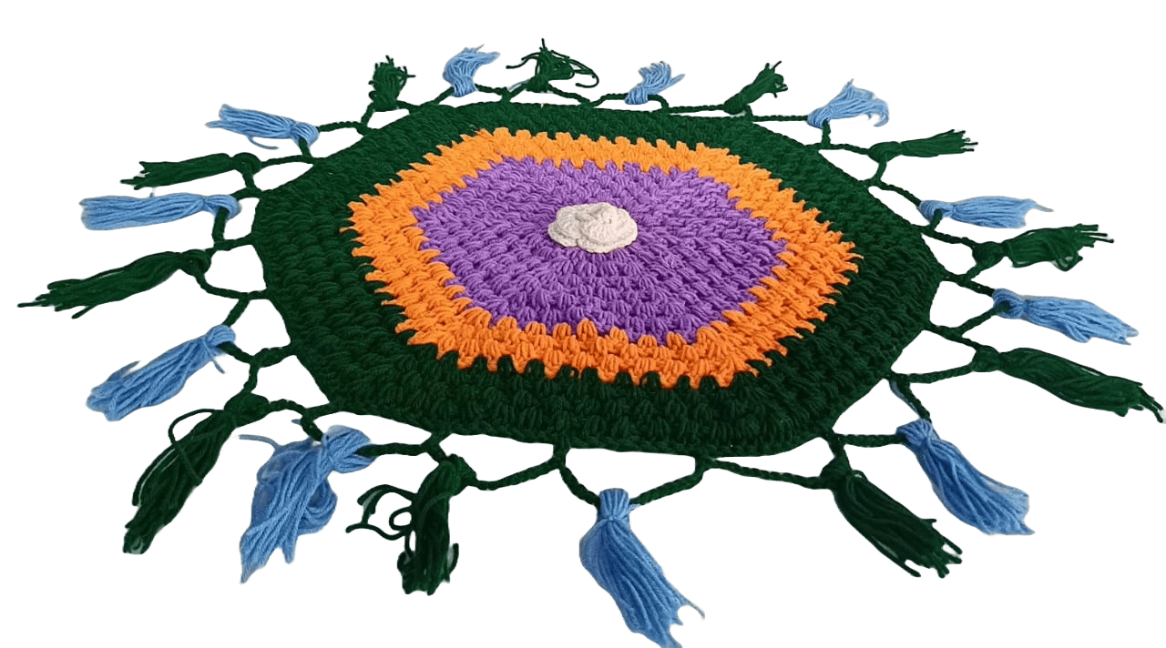 Handmade Crochet Cotton Doormat